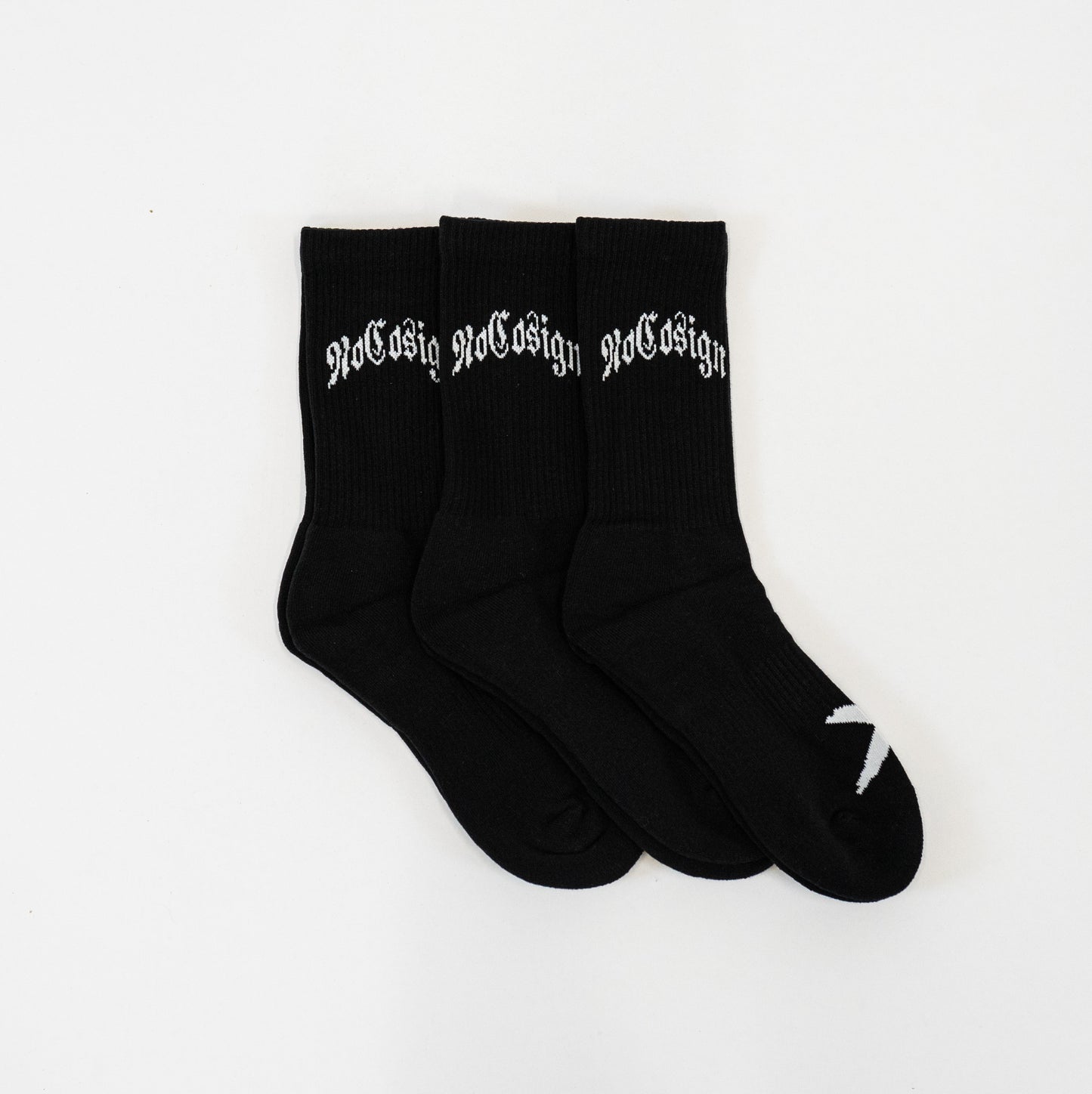 Logo Socks Black (3pack)