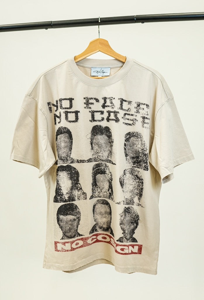 “NO FACE, NO CASE” tee