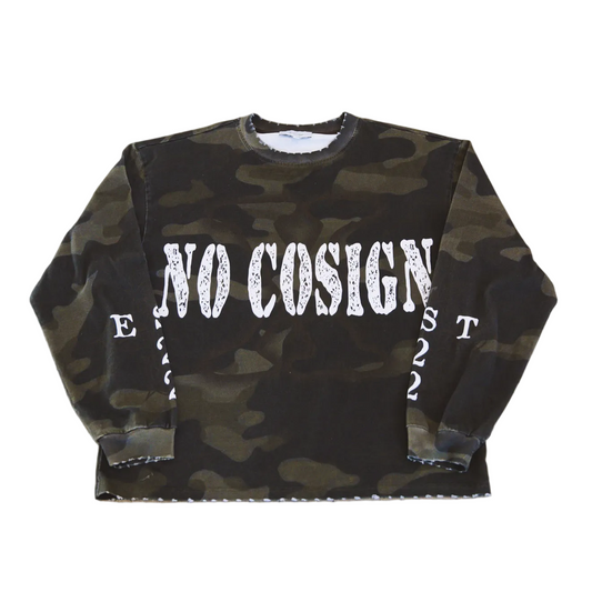 Statement longsleeve tee “Camo”