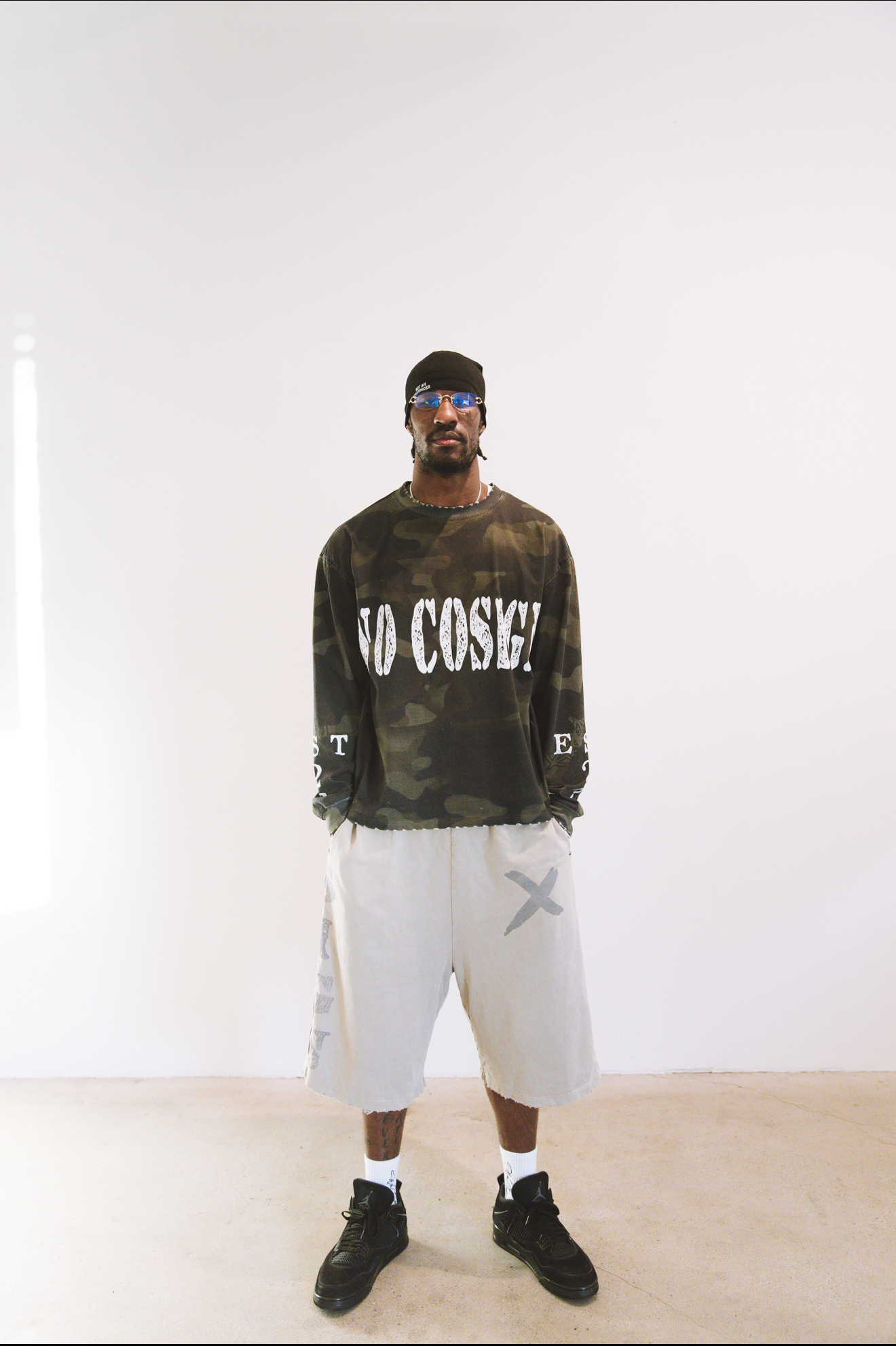 Statement longsleeve tee “Camo”