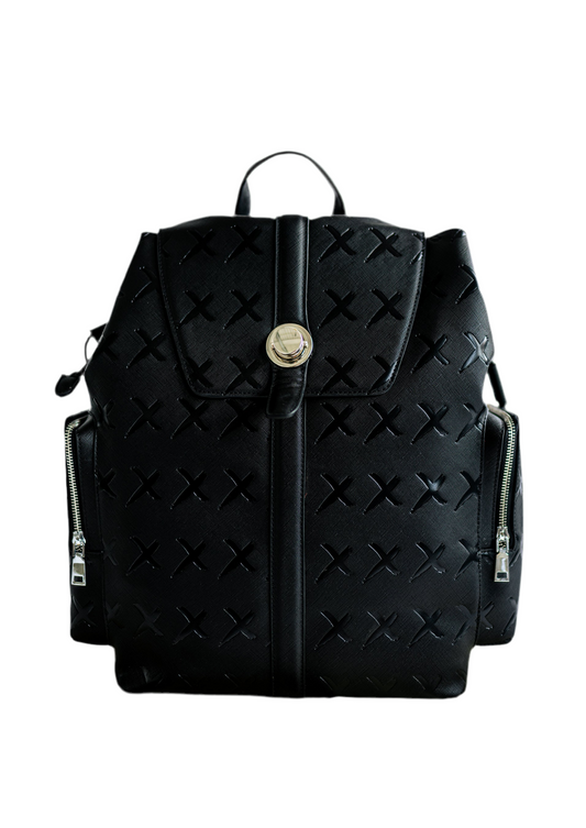 Monogram logo backpack