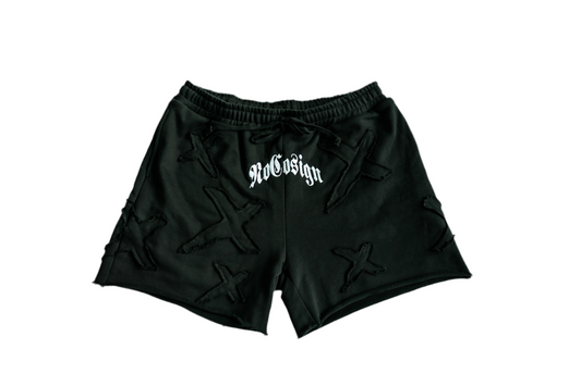 SHADOW BANNED SWEATSHORTS BLACK
