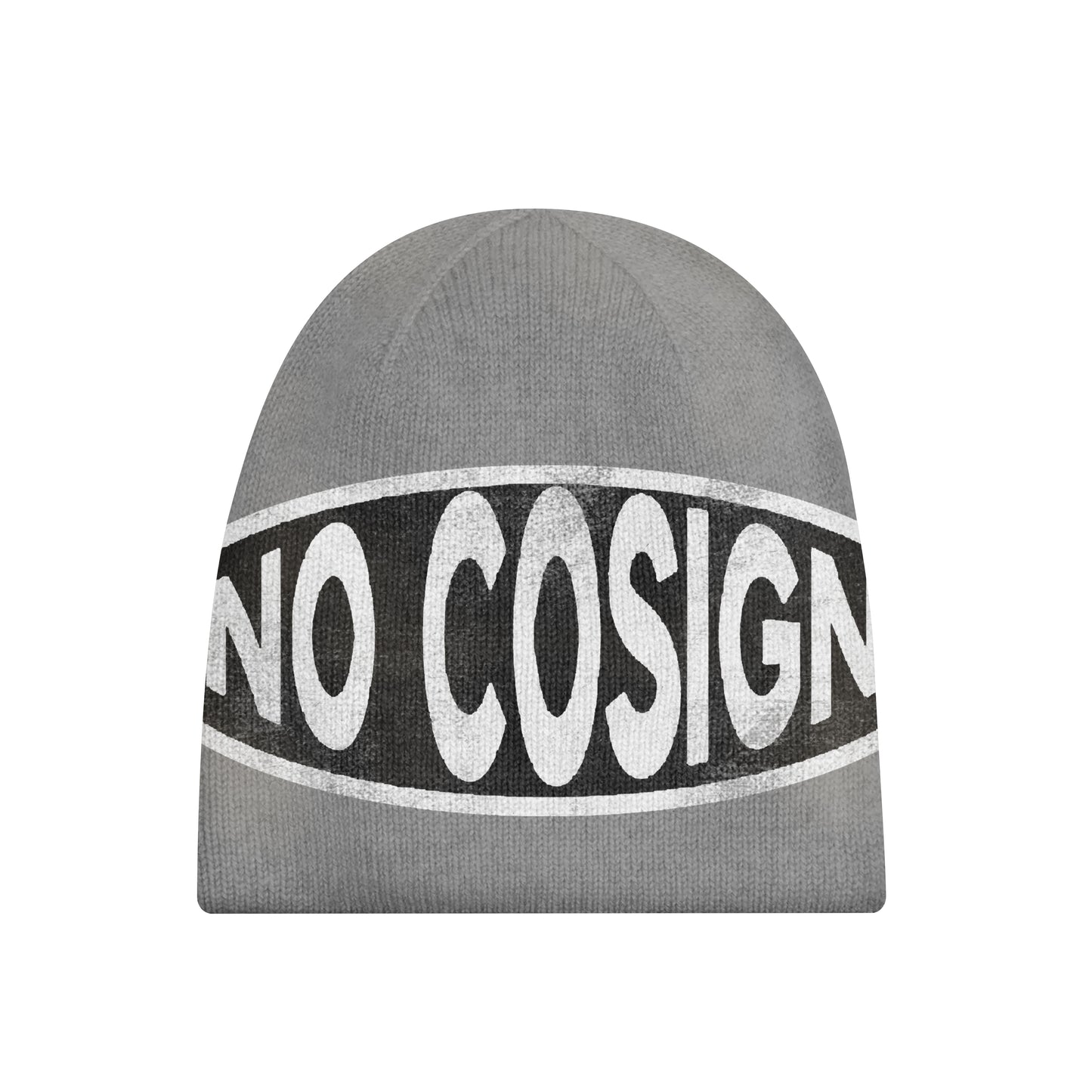 GRAY + BLACK BEANIE