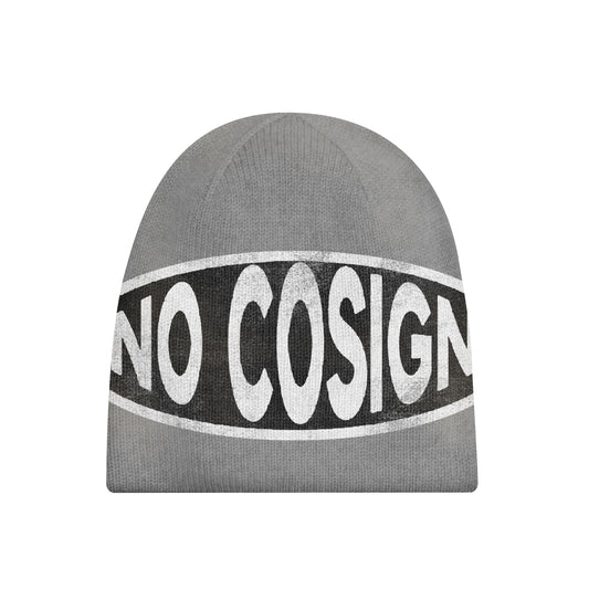 GRAY + BLACK BEANIE