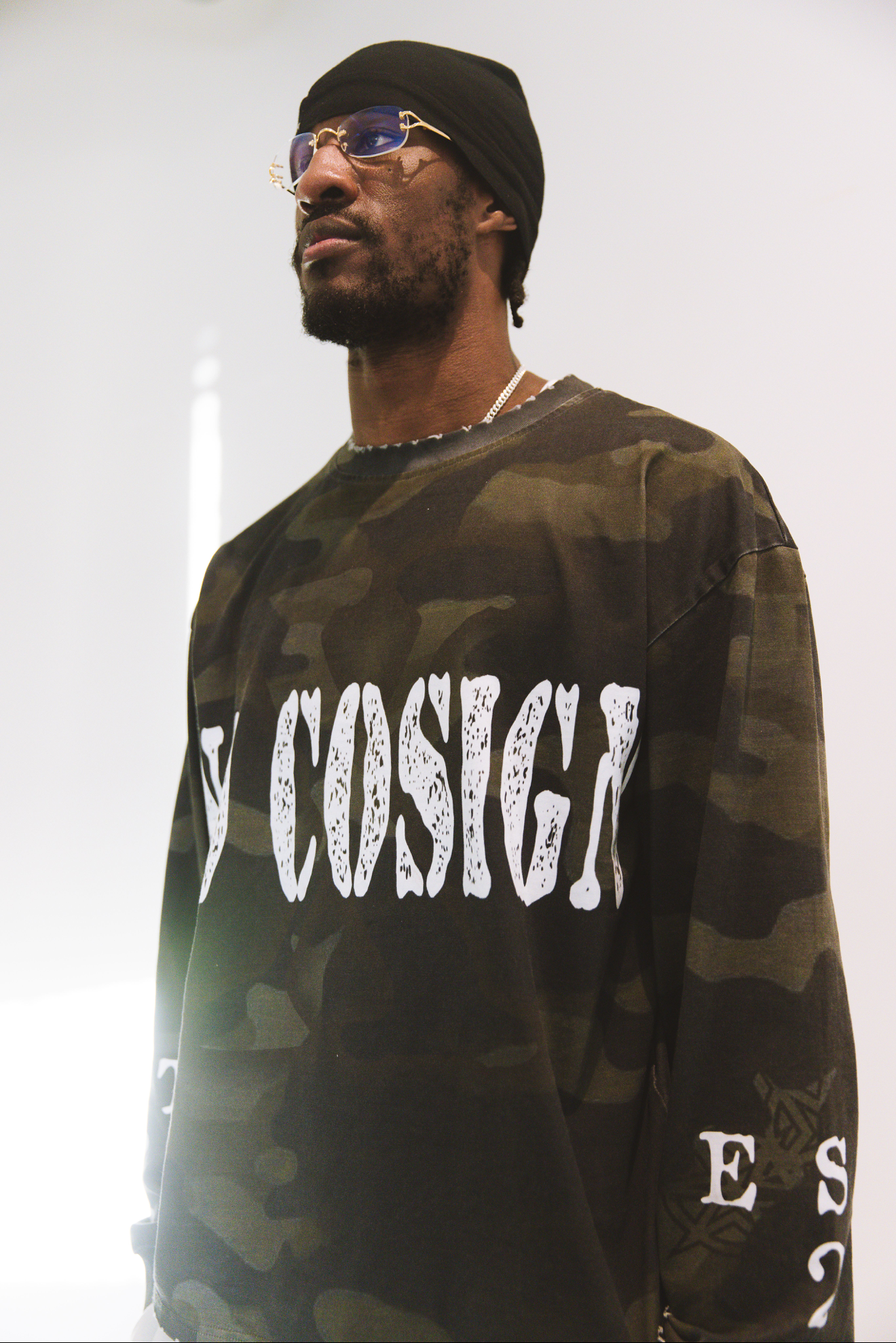Statement longsleeve tee “Camo”