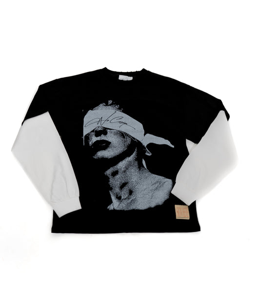 “BIRDBOX” double layered long sleeve