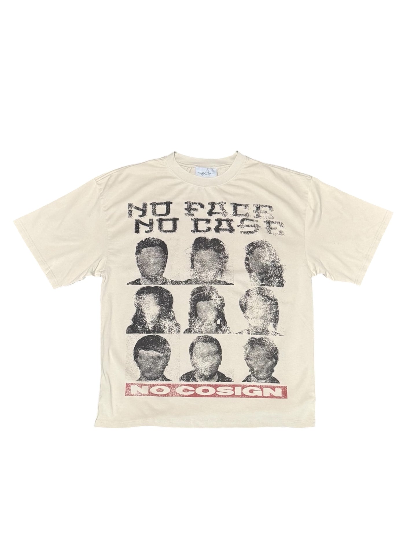“NO FACE, NO CASE” tee