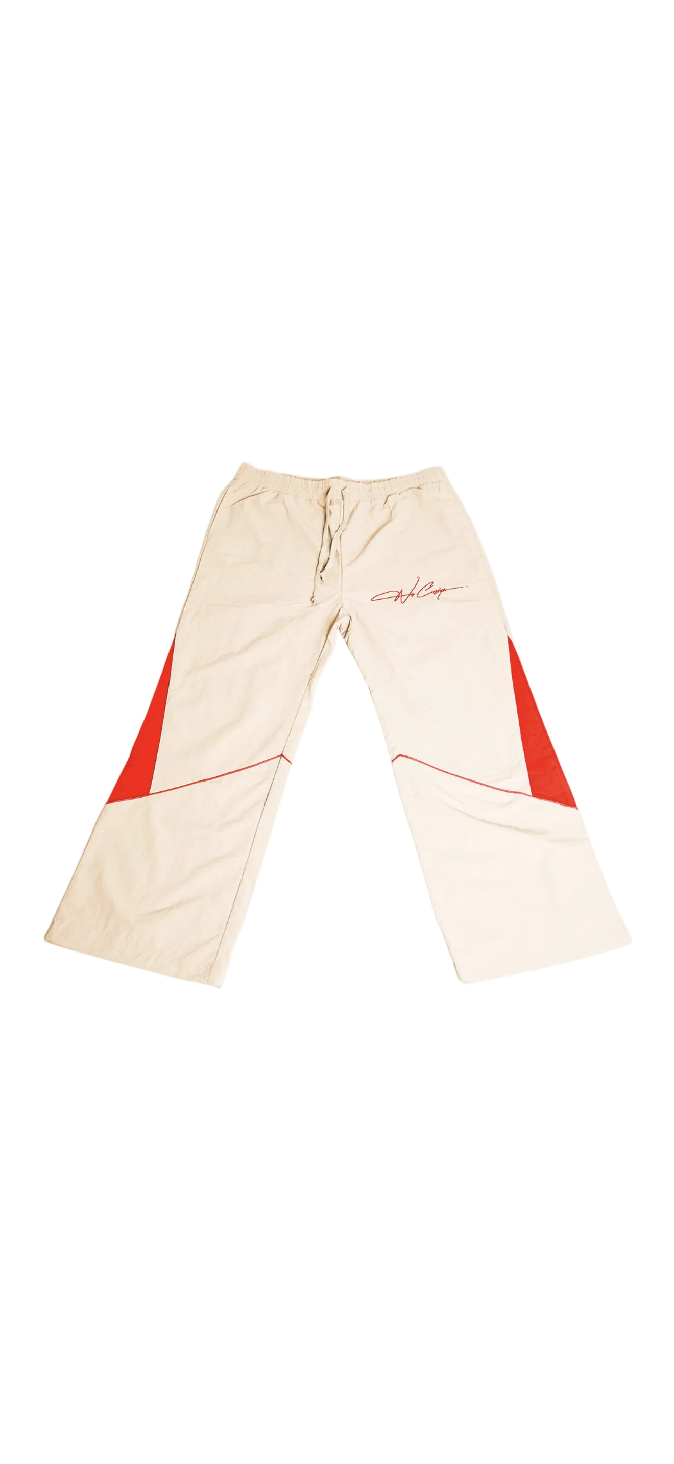 Windbreaker Track pants grey+red